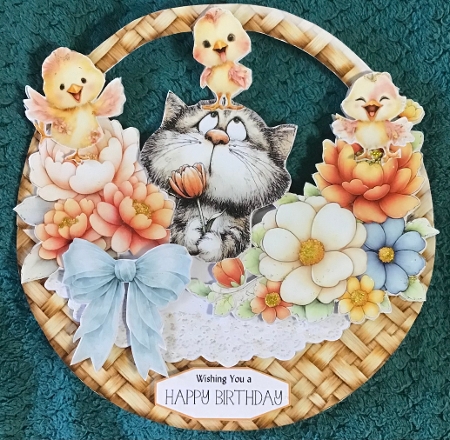 Basket of Joy 12 Rocker by Sharron Hylton