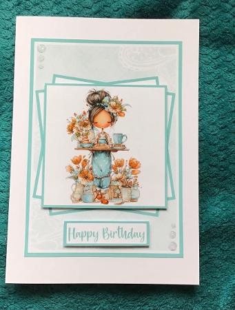Cake & Flowers Mini Kit 5x7 (3) by Sharron Hylton
