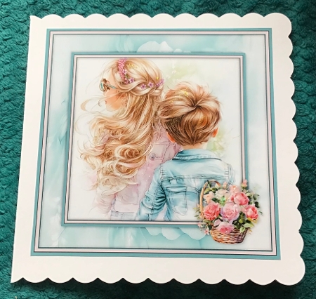Mother & Son - Mini Kit 6x6 by Sharron Hylton