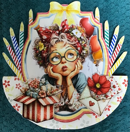 How Many Candles? 6 Rocker by Sharron Hylton