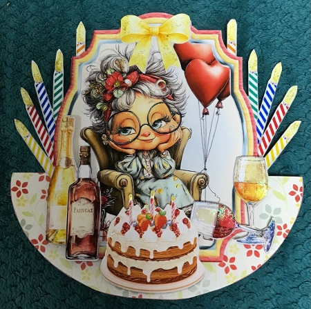 How Many Candles? 7 Rocker by Sharron Hylton