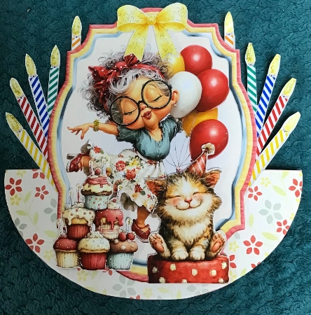 How Many Candles? 8 Rocker by Sharron Hylton