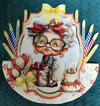 How Many Candles? 9 Rocker by Sharron Hylton