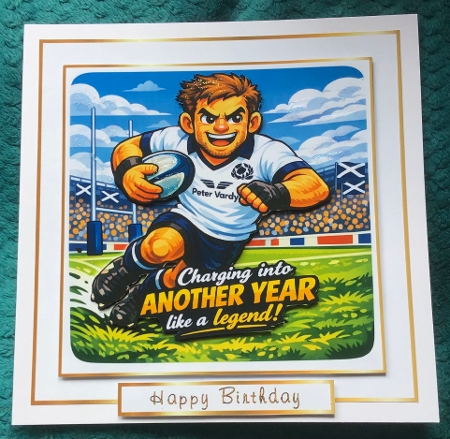 Scotland rugby by Sharron Hylton