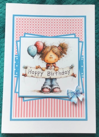 Birthday Girl #8 Mini Kit 5x7 (3) Plus Bonus by Sharron Hylton