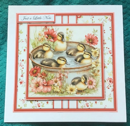Swimming Ducklings - Mini Kit 6x6 by Sharron Hylton