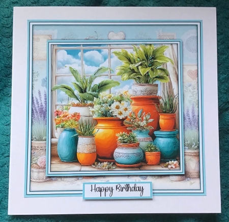 Pots and Plants - Mini Kit 6x6 by Sharron Hylton