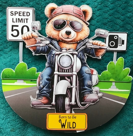 Biker Bears 4 Rocker by Sharron Hylton