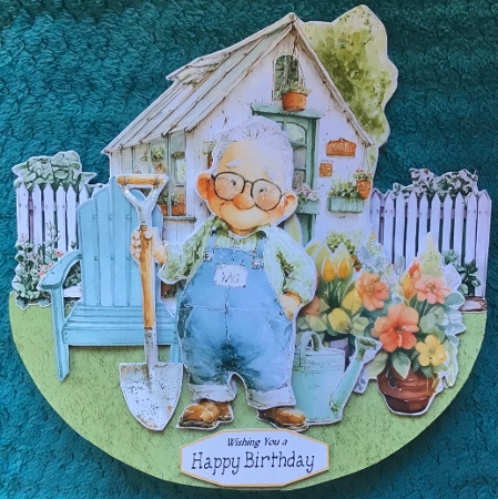 Gardening Delights 1 Rocker by Sharron Hylton