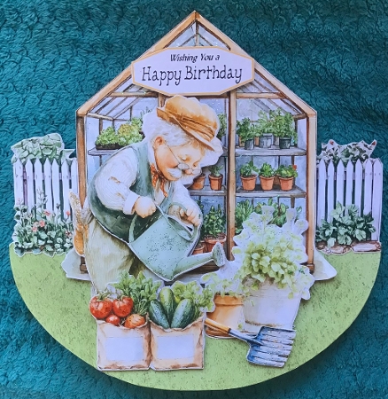 Gardening Delights 2 Rocker by Sharron Hylton