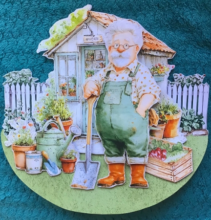 Gardening Delights 3 Rocker by Sharron Hylton