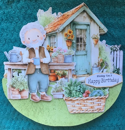 Gardening Delights 4 Rocker by Sharron Hylton