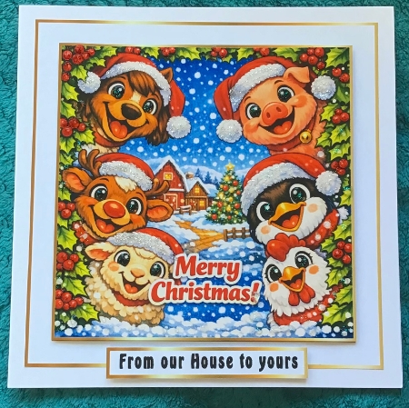 farmyard christmas wishes by Sharron Hylton