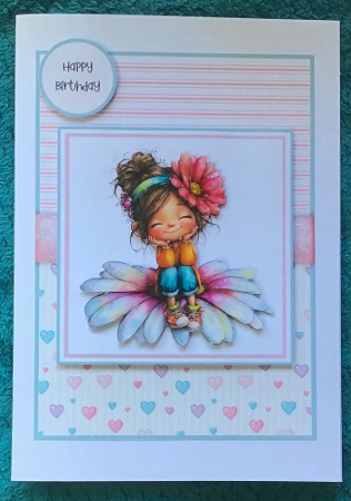 Flower Power Kids 1 - 6x6 and 5x7 Version by Sharron Hylton