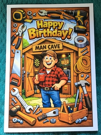 mancave Birthday by Sharron Hylton