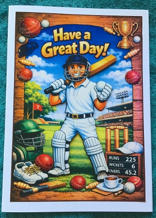 cricket have a good day by Sharron Hylton