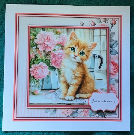 Coffee Kitten - Mini Kit 6x6 by Sharron Hylton
