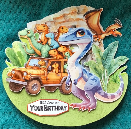Dino Land 9 Rocker by Sharron Hylton