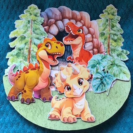 Dino Land 10 Rocker by Sharron Hylton