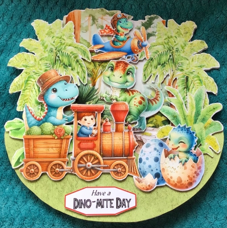 Dino Land 12 Rocker by Sharron Hylton
