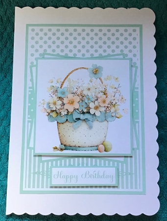 Flower Baskets #2 Mini Kit 5x7 (3) Plus Bonus by Sharron Hylton