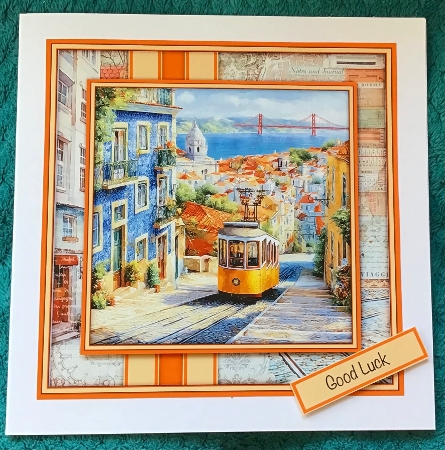 San Francisco City Tram - Mini Kit 6x6 by Sharron Hylton