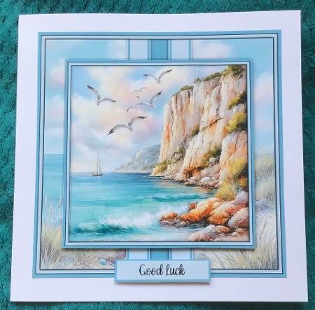 Cliff at the Sea - Mini Kit 6x6 by Sharron Hylton