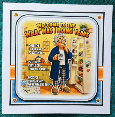 What Was I Doing (Male) Mini kit Birthday/Fathers Day by Sharron Hylton