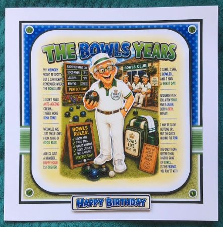 The Bowls Years Mini Kit Birthday/Fathers Day by Sharron Hylton