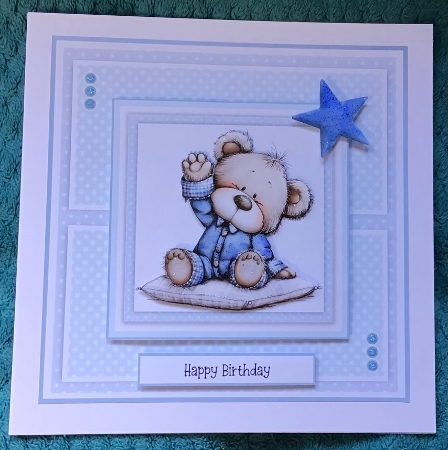 Beary Special Greetings 2 - 6x6 and 5x7 Version by Sharron Hylton
