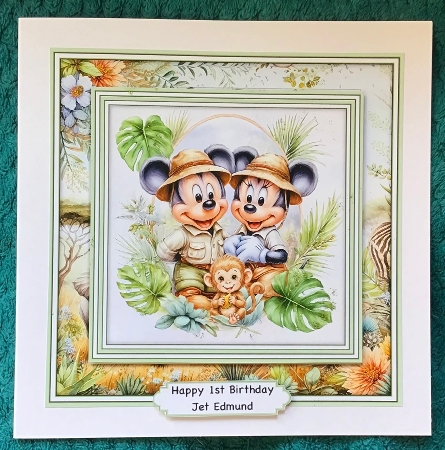 Mickey & Minnie on Safari - Mini Kit 6x6 by Sharron Hylton
