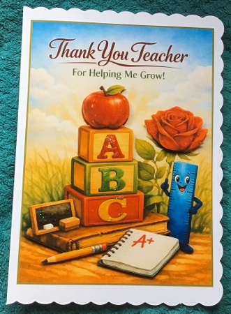 thank you teacher by Sharron Hylton