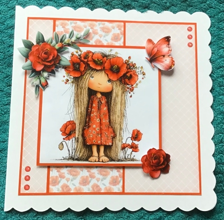 For the Love of Poppies 2 - 6x6 and 5x7 by Sharron Hylton