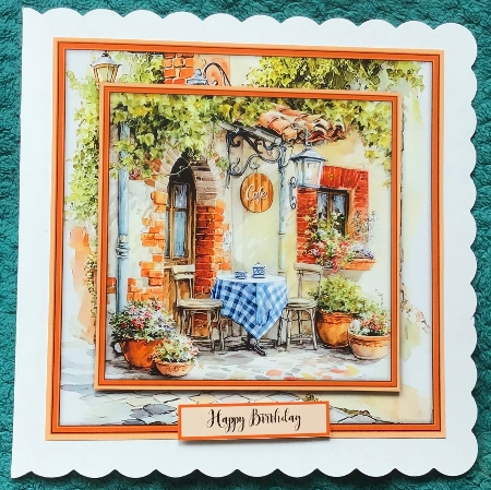 Cozy Cafe Terrace - Mini Kit 6x6 by Sharron Hylton