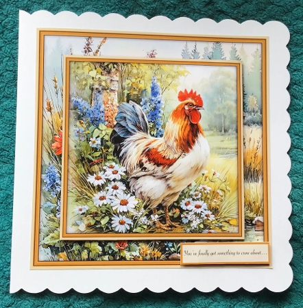 Beautiful Rooster - Mini Kit 6x6 by Sharron Hylton