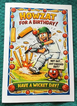 howzat for a birthday by Sharron Hylton
