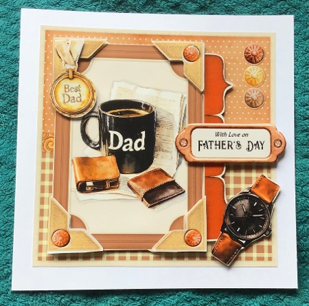 Best Dad 1 6x6 by Sharron Hylton