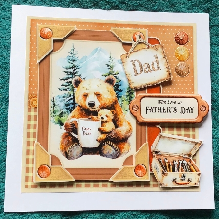 Best Dad 4 6x6 by Sharron Hylton