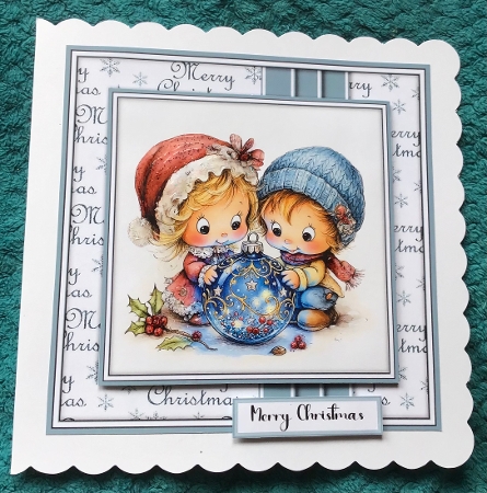 Merry Christmas Children - Mini Kit 6x6 by Sharron Hylton