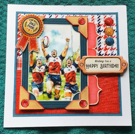 Best Dad 11 6x6 by Sharron Hylton
