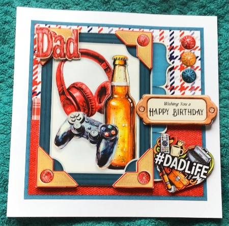 Best Dad 12 6x6 by Sharron Hylton