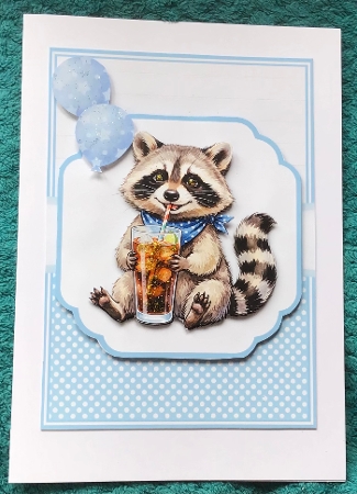 5x7 6x6 PARTY ANIMALS by Sharron Hylton