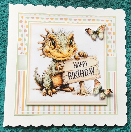 Birthday Dragon Mini Page Kit by Sharron Hylton