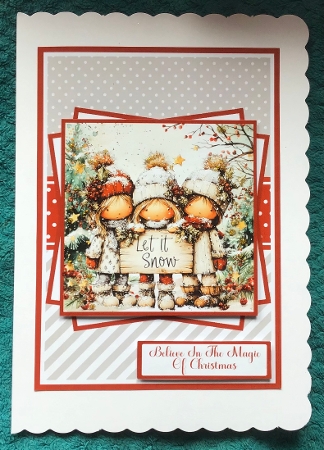Christmas Joy Mini Kit 5x7 (3) by Sharron Hylton