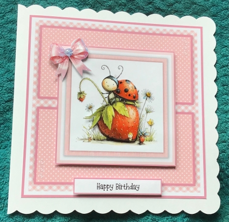 Its a Fruity Bugs Life #2 - 6x6 and 5x7 by Sharron Hylton
