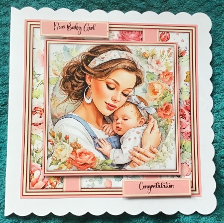 Baby Girl Cuddling - Mini Kit 6x6 Featured Gallery Photo