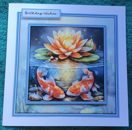 Koi Fish - Mini Kit 6x6 by Sharron Hylton