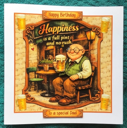 A full pint no rush 6x6 by Sharron Hylton