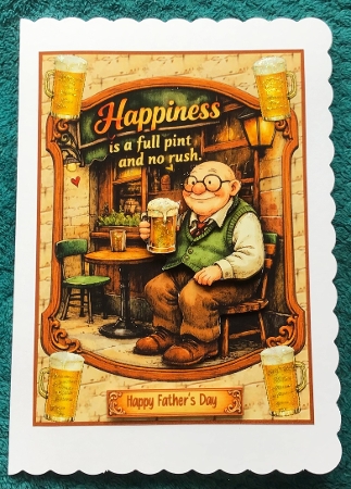 A full pint no rush 5x7 by Sharron Hylton