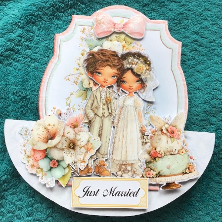 Just Married 7 Rocker by Sharron Hylton